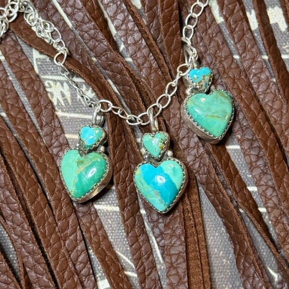 Turquoise Heart Pendant Necklace